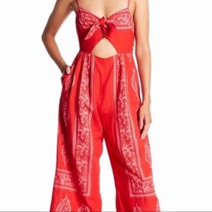 NWT FREE PEOPLE - feel the sun jumpsuit Sz 12